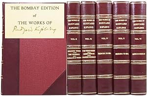 The Bombay Edition of the Works of Rudyard Kipling. [Set of writings / novels / poems including: ...