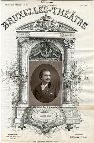A. Delabarre, Bruxelles-Théâtre, Ernesto Rossi (1827-1896), acteur