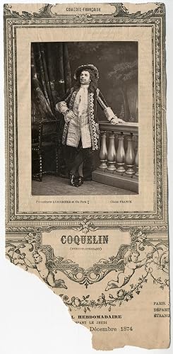 Lemercier, Paris, acteur, Comédie-Française, Alexandre Honoré Ernest Coquelin dit Coquelin Cadet ...