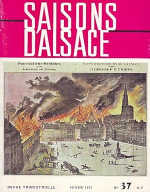 Saisons d'Alsace, nouvelle édition N°37