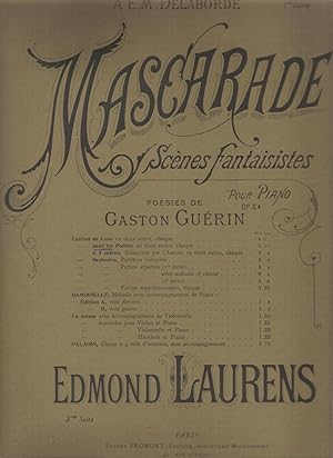 Mascarade Scenes fantaisistes, op. 24, 2me Suite no. 1-4: pour Piano