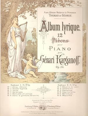 Album Lyrique 12 Pieces Pour Piano Op 20 Cahier II No 7-12