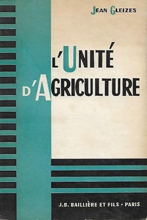 L'Unité D'Agriculture
