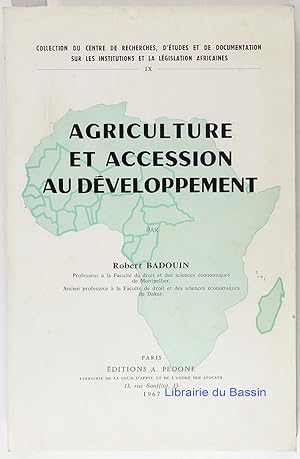 Agriculture et accession au développement