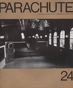 PARACHUTE. Art contemporain. Numéro 24. Automne 1981
