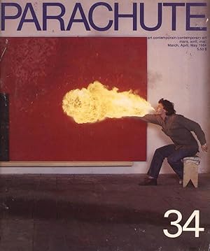 PARACHUTE. Art contemporain. Numéro 34. Mars, avril, mai 1984