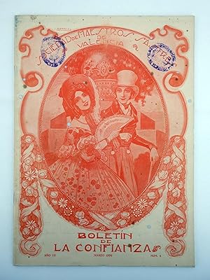 REVISTA BOLETÍN DE LA CONFIANZA 4. SOCIEDAD DE MAESTROS SASTRES DE VALENCIA (Vvaa) 1926