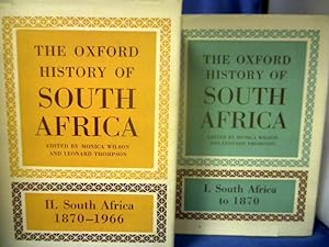 The Oxford History of South Africa. 2 Bände. Band 1: South Africa to 1870. Band 2: South Africa 1...