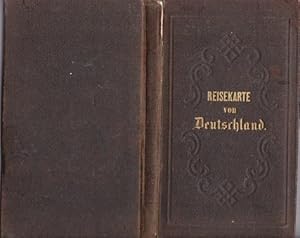 Post- & Reisekarte von Deutschland und den Nachbarstaaten bis Kopenhagen, Dover, Paris, Lyon, Tur...