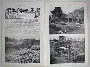 Original Issue of Country Life Magazine Dated February 29th 1936 with a Main Feature on The garde...