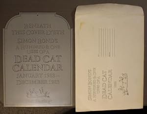 SIMON BOND'S A HUNDRED & ONE USES OF A DEAD CAT CALENDAR 1983.