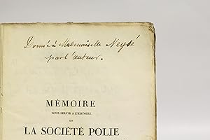 Mémoire pour servir à l'histoire de la société polie en France