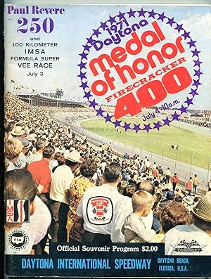 Daytona Firecracker 400 Racing Program July 1971- Bobby Allison Autograph