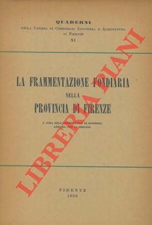 La frammentazione fondiaria nella provincia di Firenze.