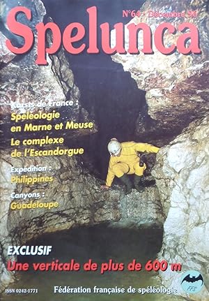 SPELUNCA Echos des profondeurs N° 64 Décembre 1996