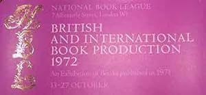 British and International Book Production, 1972. Oct 13-27, 1972. (Exhibition Poster).