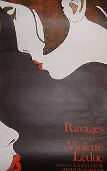 Ravages. A novel by Violette Leduc (Exhibition Poster).