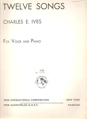 Twelve Songs for Voice and Piano