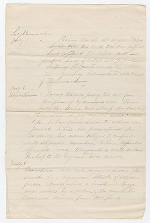 A Fighting Vermont Regiment Summary of Actions after Gettysburg, July 5-13, 1863