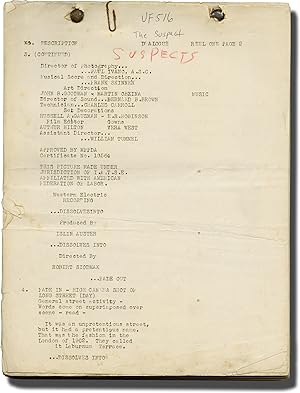 The Suspect (Original post-production script for the 1944 film)