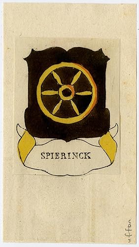 Antique Print-SPIERINCK-SPIERINK-COAT OF ARMS-Ferwerda-1781