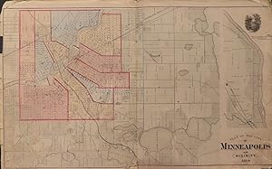 Plan of the City of Minneapolis and Vicinity 1874 - from Illustrated Historical Atlas of the Stat...