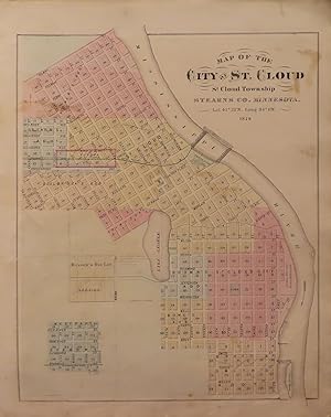 Map of City of St. Cloud 1874