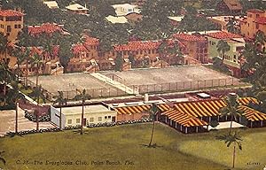 The Everglades Club Palm Beach c1930s Postcard