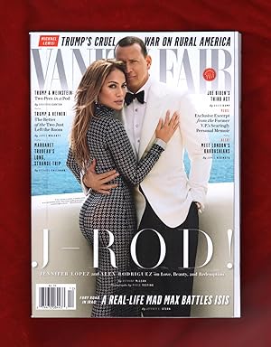 Vanity Fair Magazine (December, 2017). Jennifer Lopez & Alex Rodriguez Cover. Fury Road, Iraq - M...