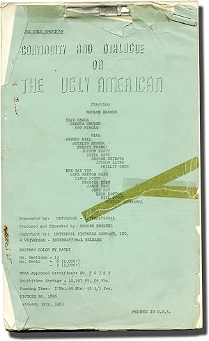 The Ugly American (Original post-production script for the 1963 film)