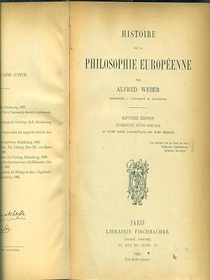 Histoire de la philosophie europeenne