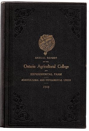 Twenty-ninth Annual Report of the Ontario Agricultural College and Experimental Farm 1903; Twenty...
