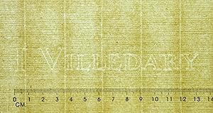 Large blank sheets of laid paper. Watermark I Villedary