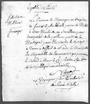 Authentiques documents historiques concernant le Var sous la Révolution.