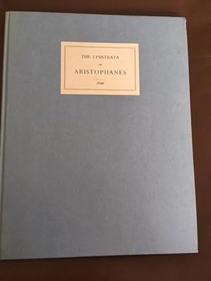 The Lysistrata of Aristophanes