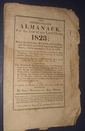 The Rhode Island Almanack For the Year of Our Lord Christ 1823