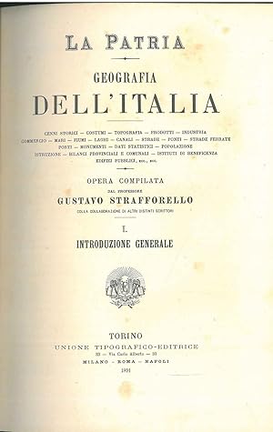 Introduzione generale: La Patria. Geografia dell'Italia
