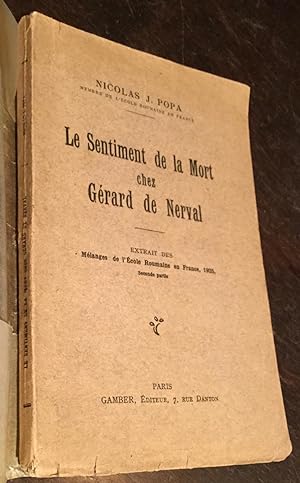 Le Sentiment de la Mort chez Gérard de Nerval