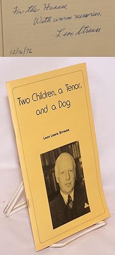 Two Children, a Tenor, and a Dog [signed]