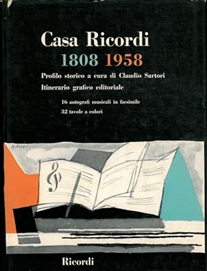 Casa Ricordi 1808-1958. Itinerario grafico editoriale.