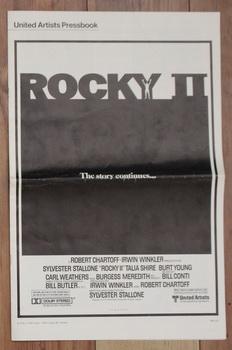 ROCKY II PRESSBOOK - United Artists Pictures. Press Book. (starring Sylvester Stallone; Talia Shi...