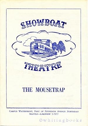 Showboat Theatre Program, 1959, Seattle, for Agatha Christie's, "The Mousetrap," Starring Rod Whi...