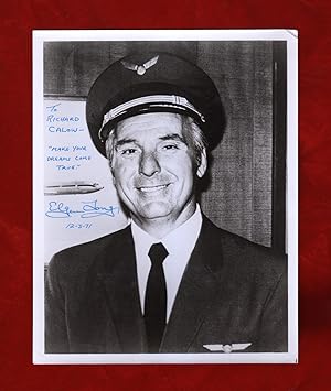 Elgen Long (Aviation) - Signed and Inscribed Photograph, 10 1/8" x 8", 12-3-1971. First Flight Ar...