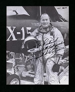 Forrest Peterson (Astronaut, Test Pilot, US Navy Aviator) - Signed and Inscribed Photograph, 10" ...