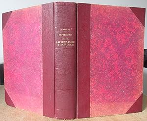 Répertoire Bibliographique de la Littérature Française des origines à 1911 avec un index analytique