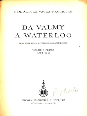 Da Valmy a Waterloo. Volume I