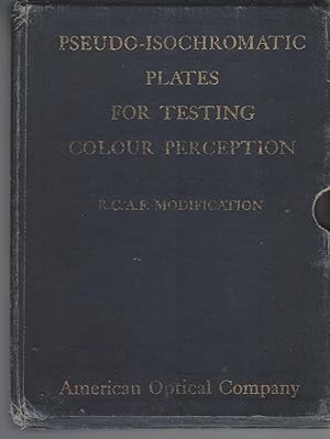 Pseudo - Isochromatic Plates For Testing Color Perception: R. C. A. F. Modifications