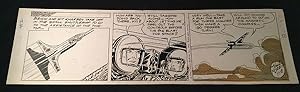 Original 1965 "Brick Bradford" Comic Strip Art by Paul Norris