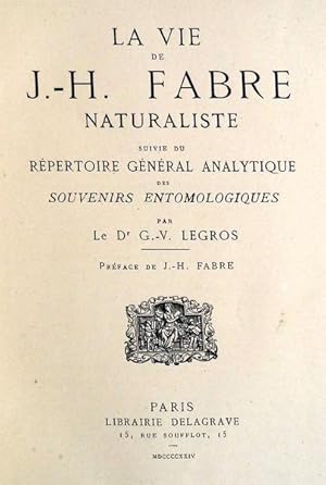 SOUVENIRS ENTOMOLOGIQUES.