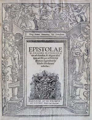 EPISTOLAE D. ERASMI ROTERDAmi ad diversos, & aliquot aliorum ad illu[m],